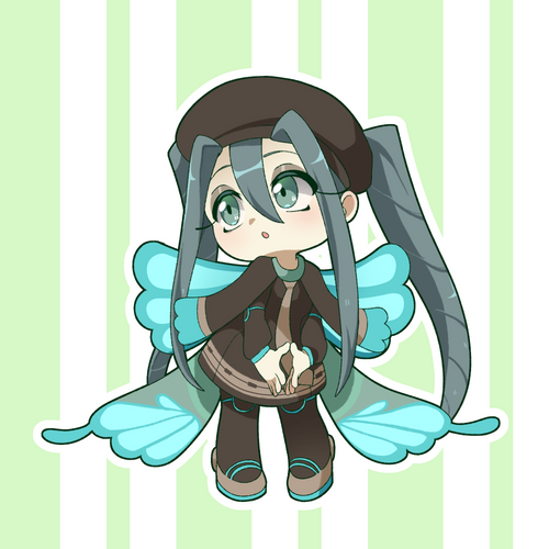 Bug Type Miku Vinyl Sticker