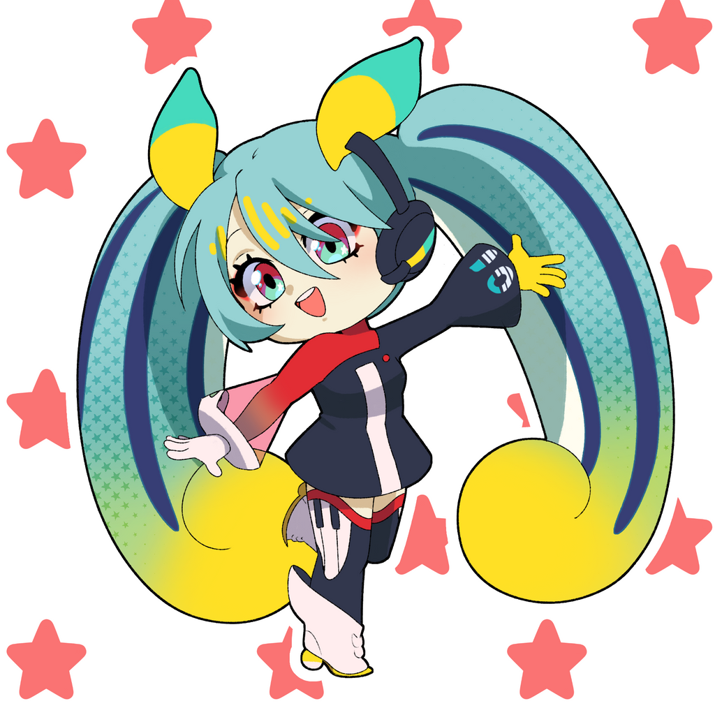 VOLTAGE Live! Miku Vinyl Sticker
