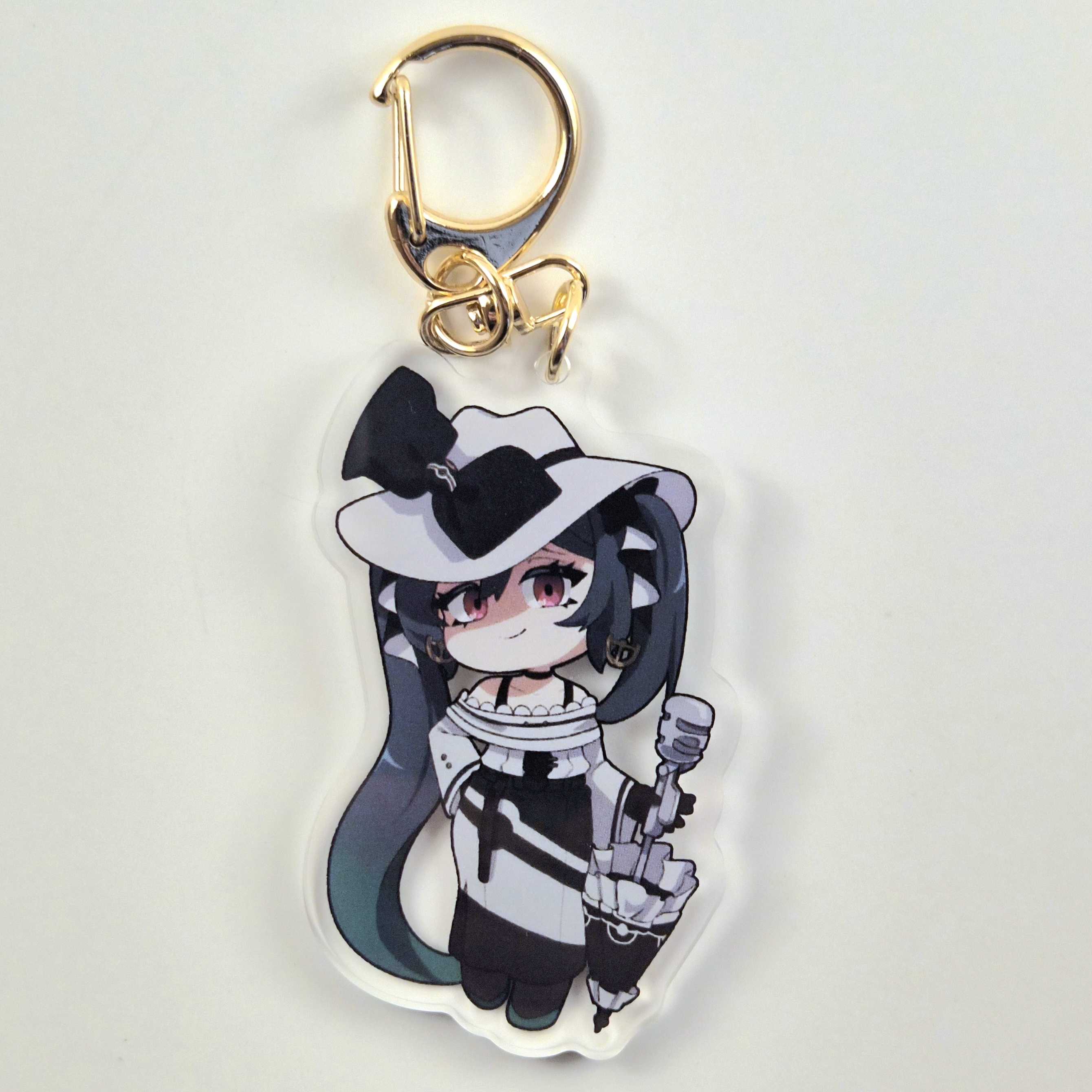 Dark Type Miku Acrylic Keychain