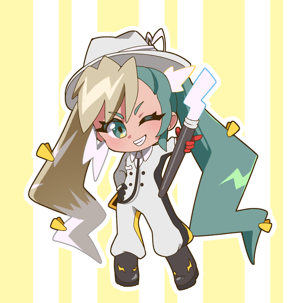 Electric Type Miku Vinyl Sticker