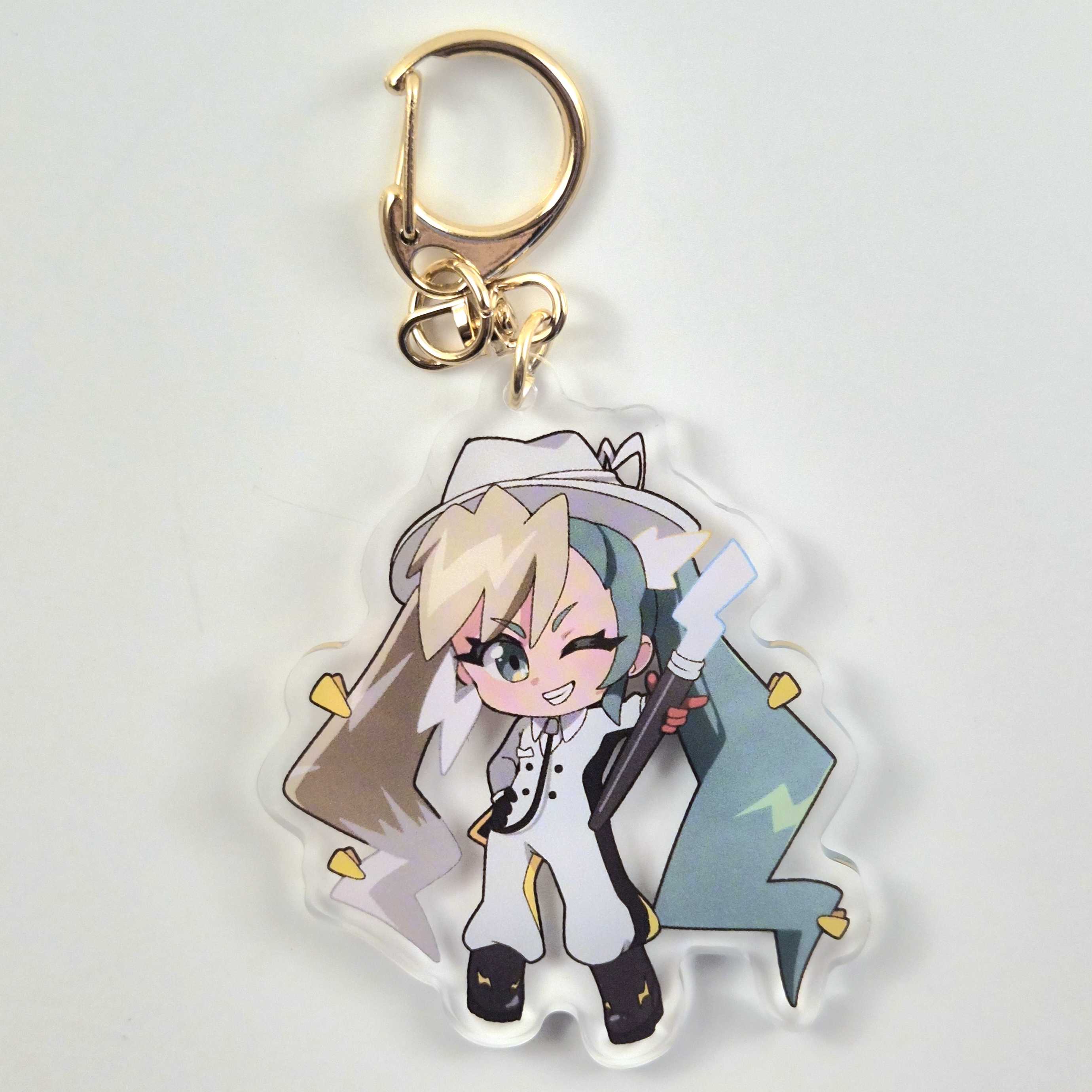 Electric Type Miku Acrylic Keychain