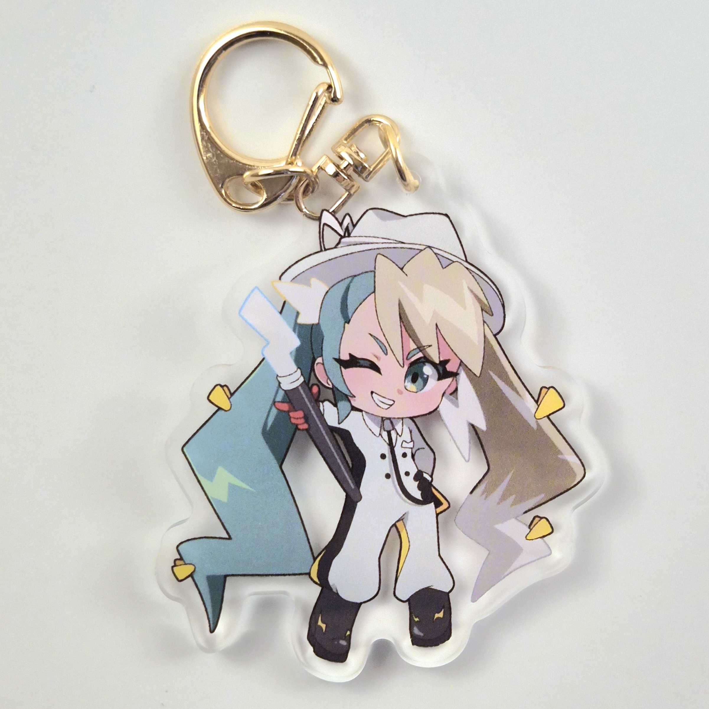 Electric Type Miku Acrylic Keychain