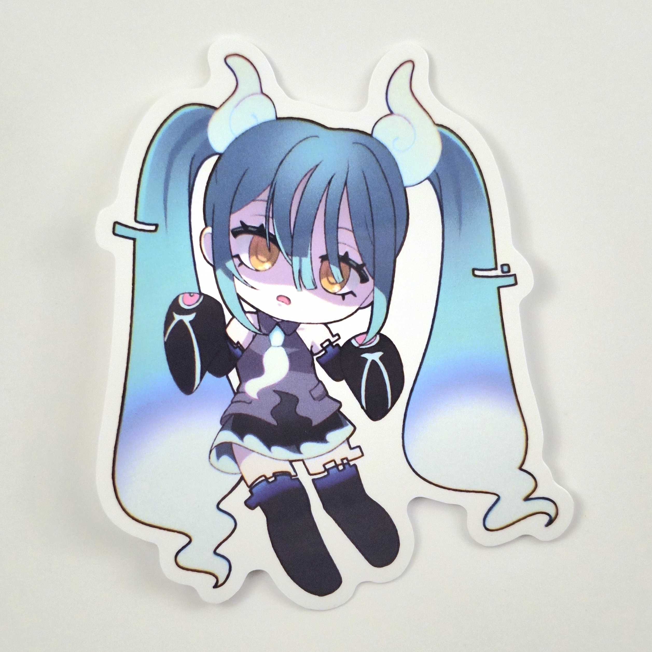 Ghost Type Miku Vinyl Sticker