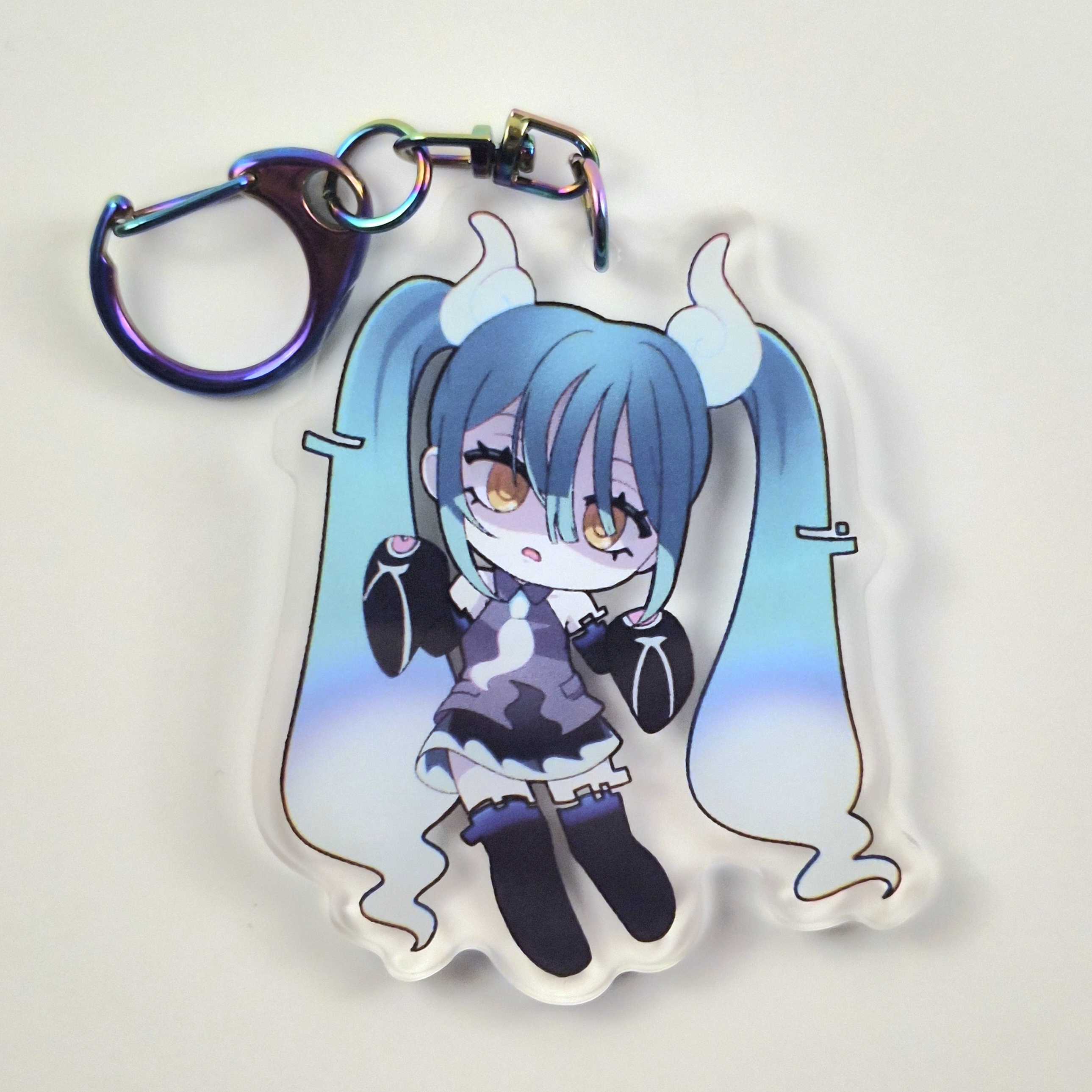 Ghost Type Miku Acrylic Keychain
