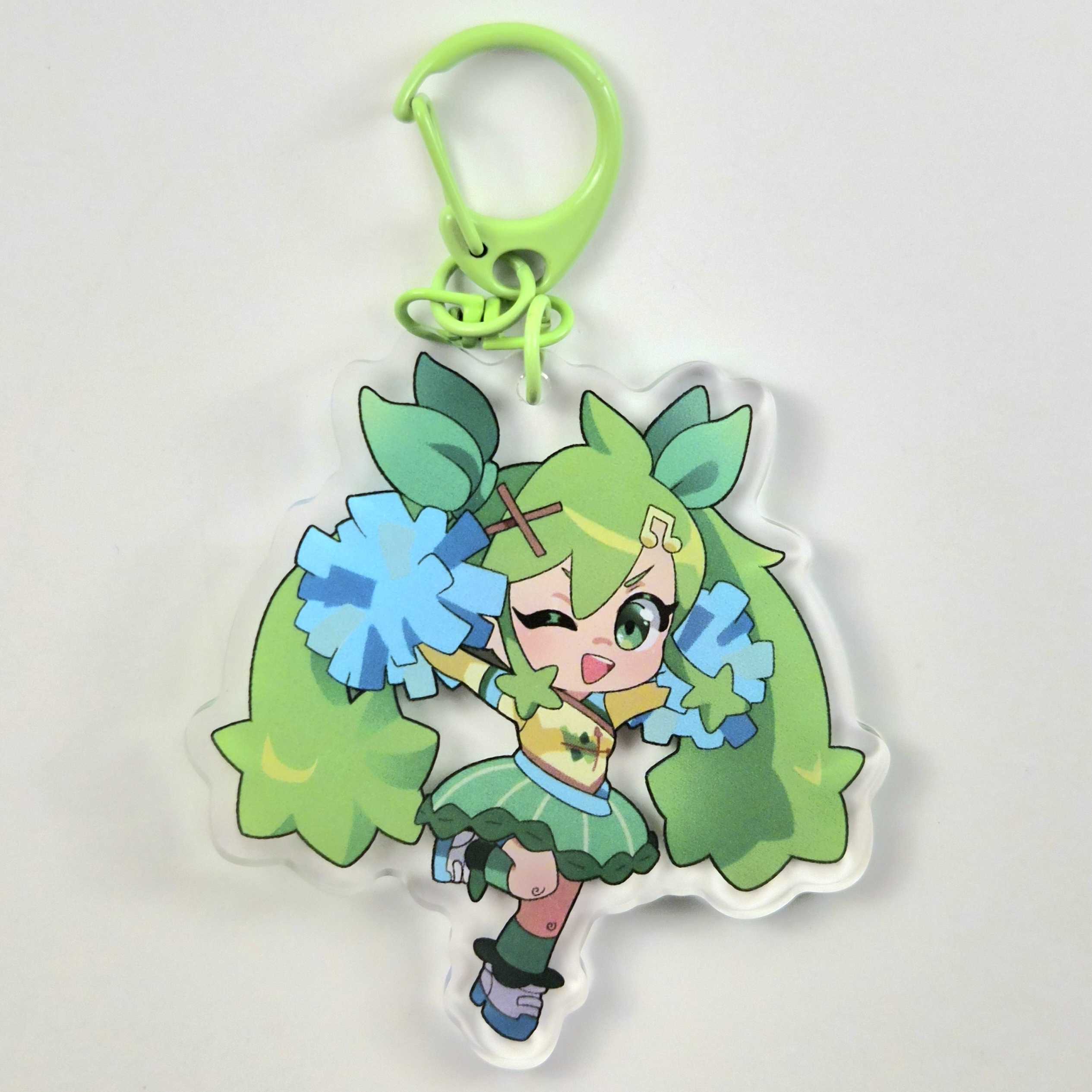 Grass Type Miku Acrylic Keychain
