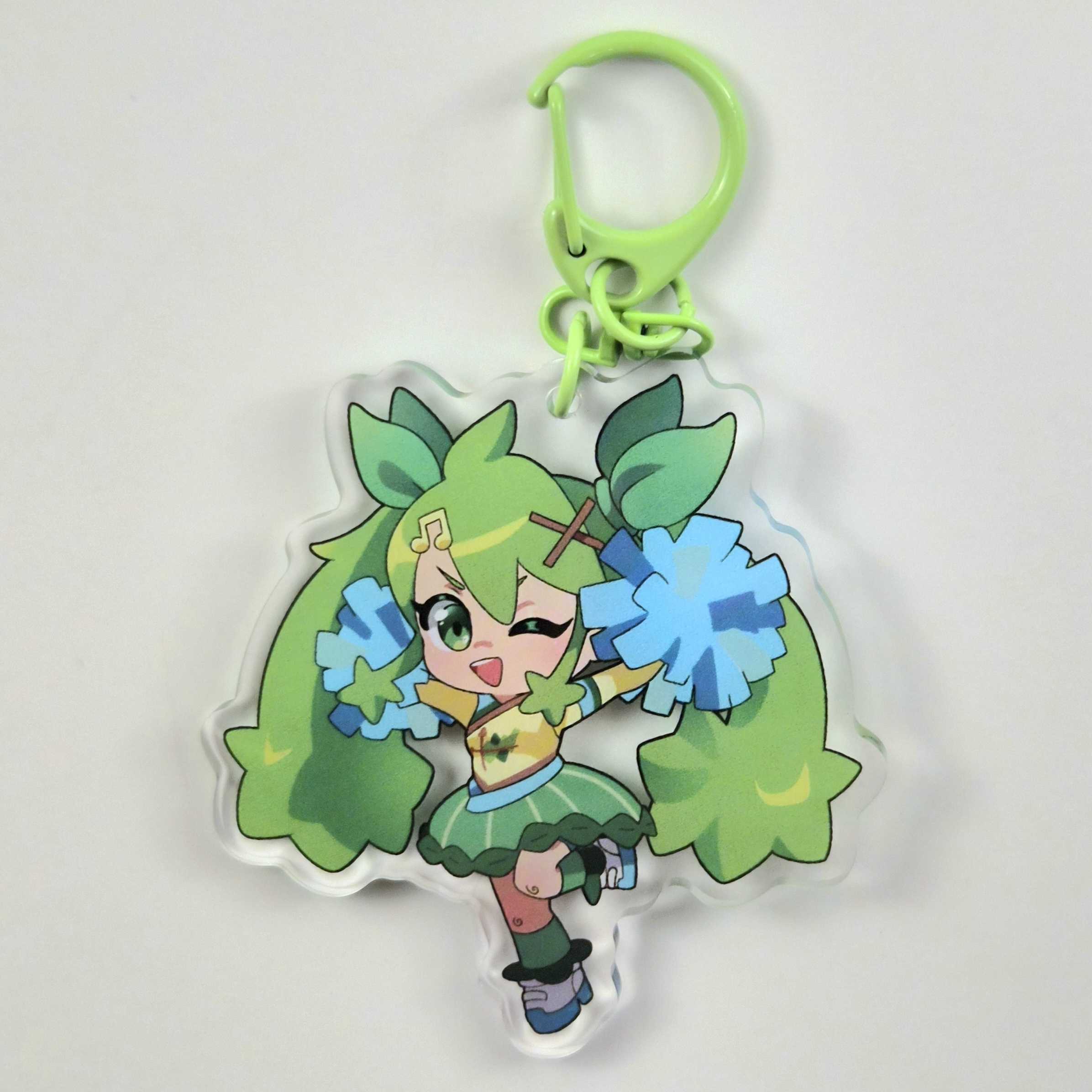 Grass Type Miku Acrylic Keychain