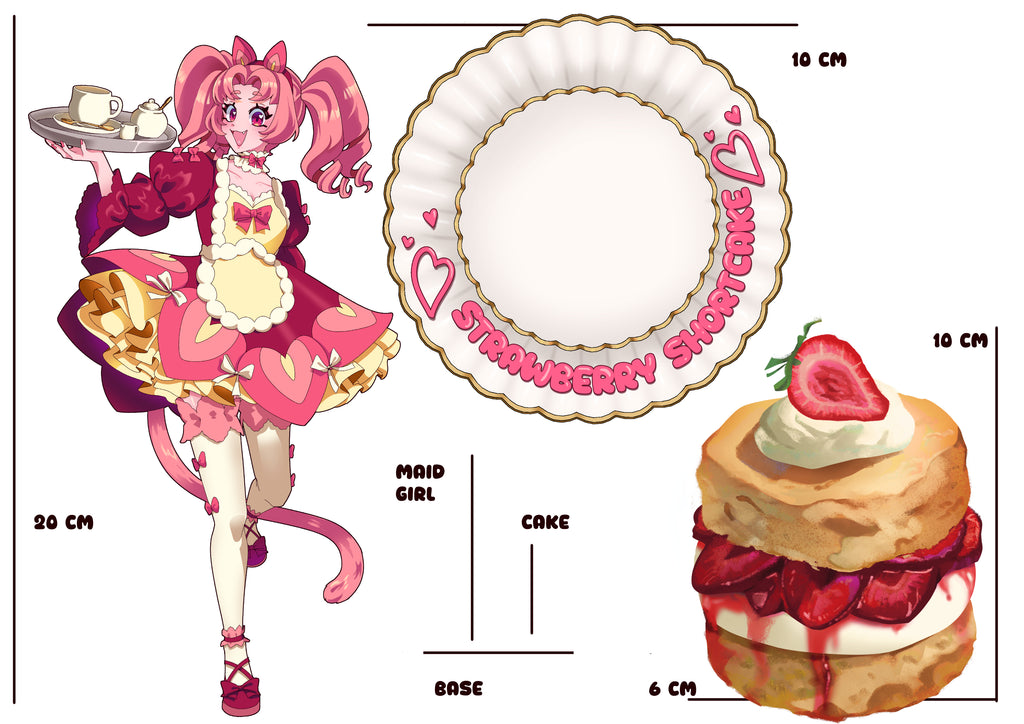 Strawberry Shortcake Multi-layer Acrylic Standee