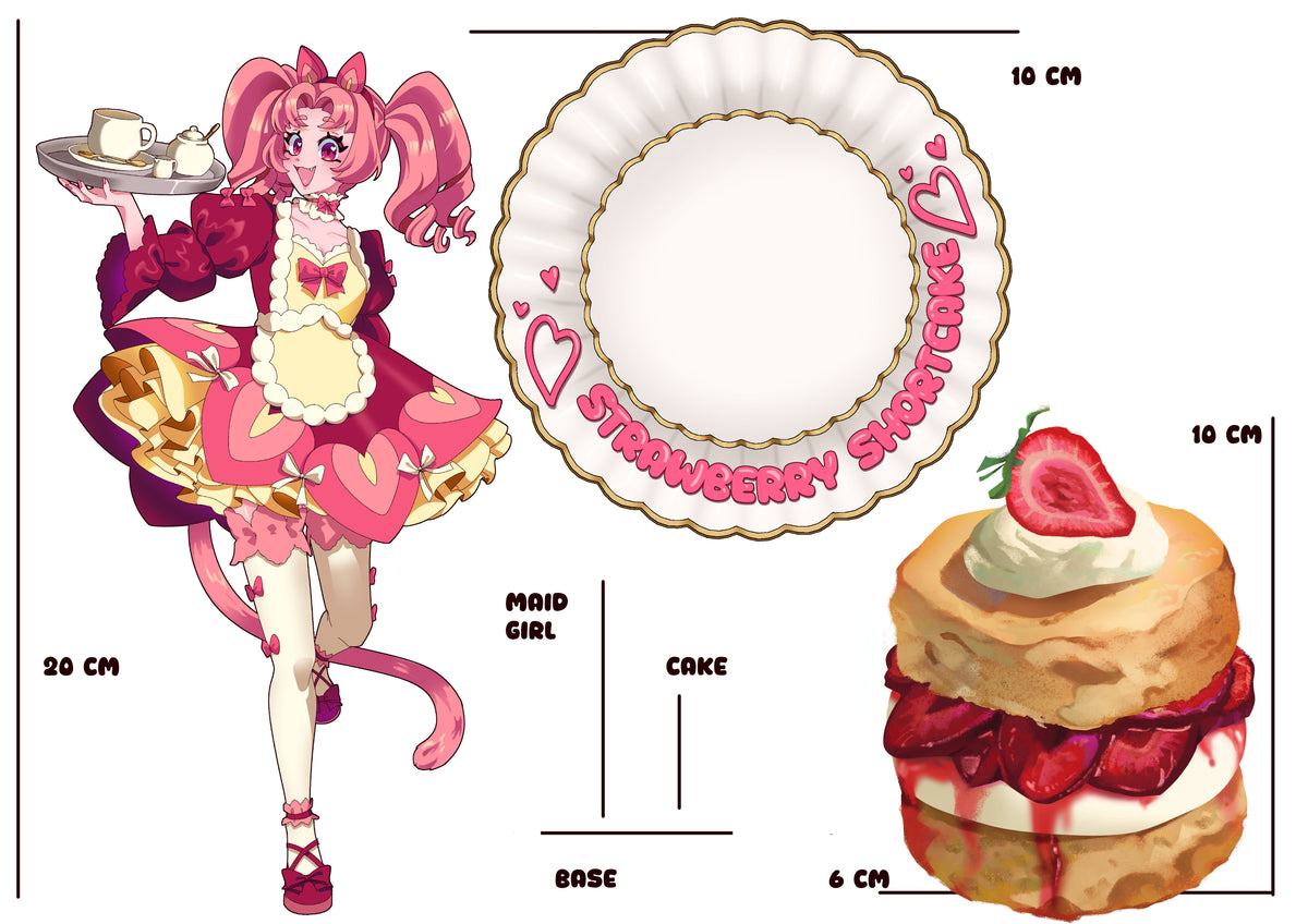Strawberry Shortcake Multi-layer Acrylic Standee