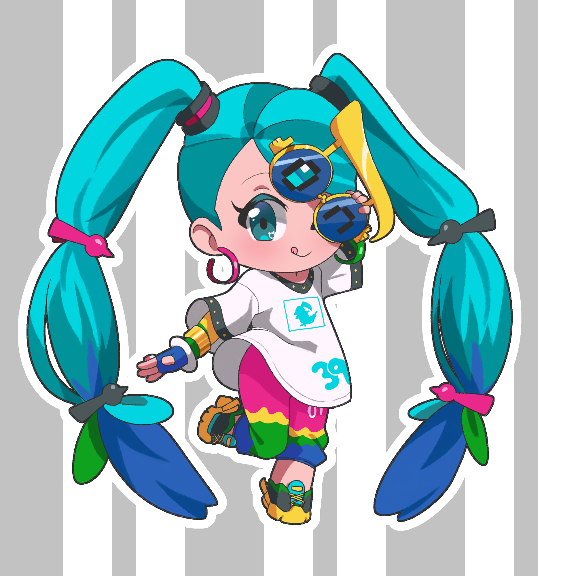 Normal Type Miku Vinyl Sticker