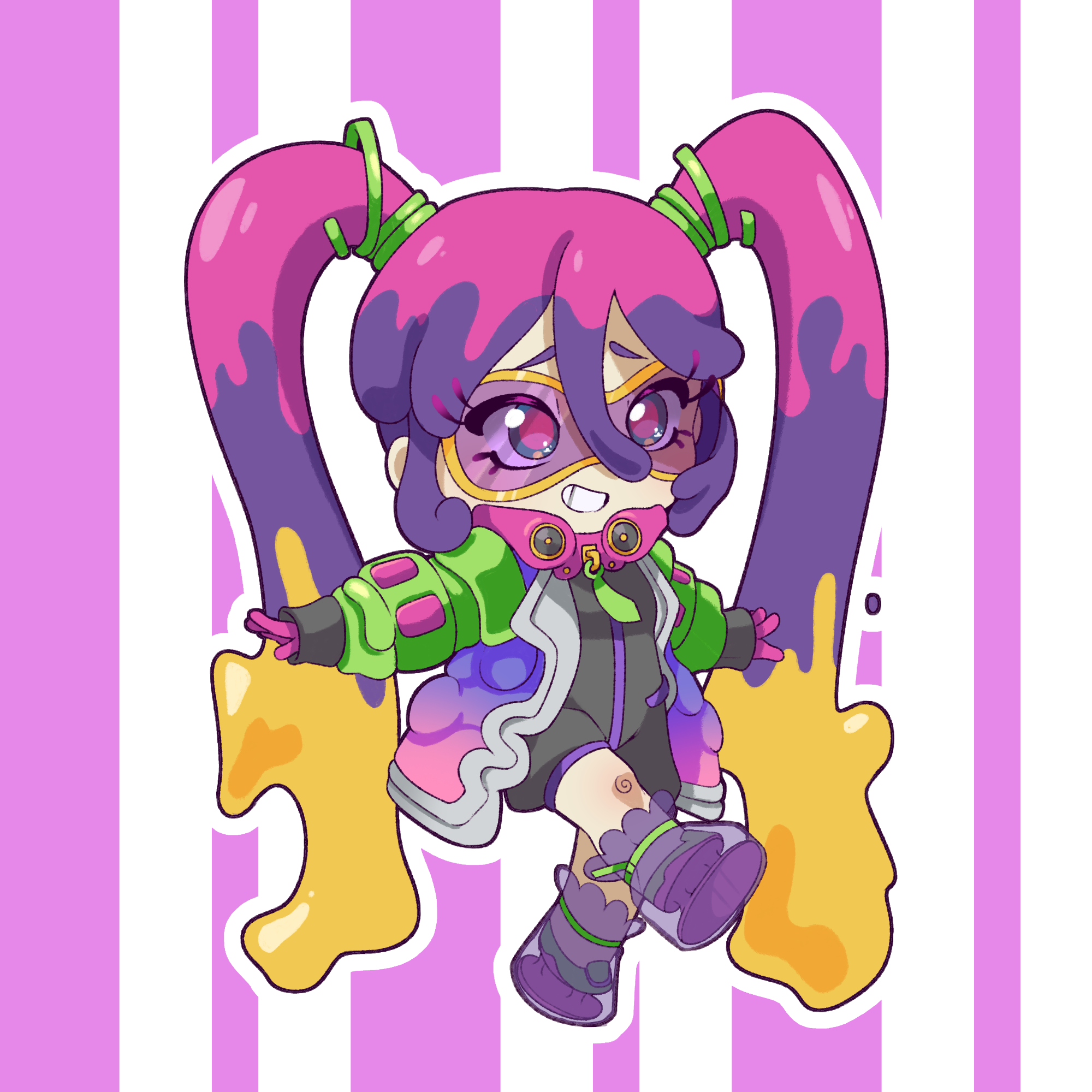Poison Type Miku Vinyl Sticker