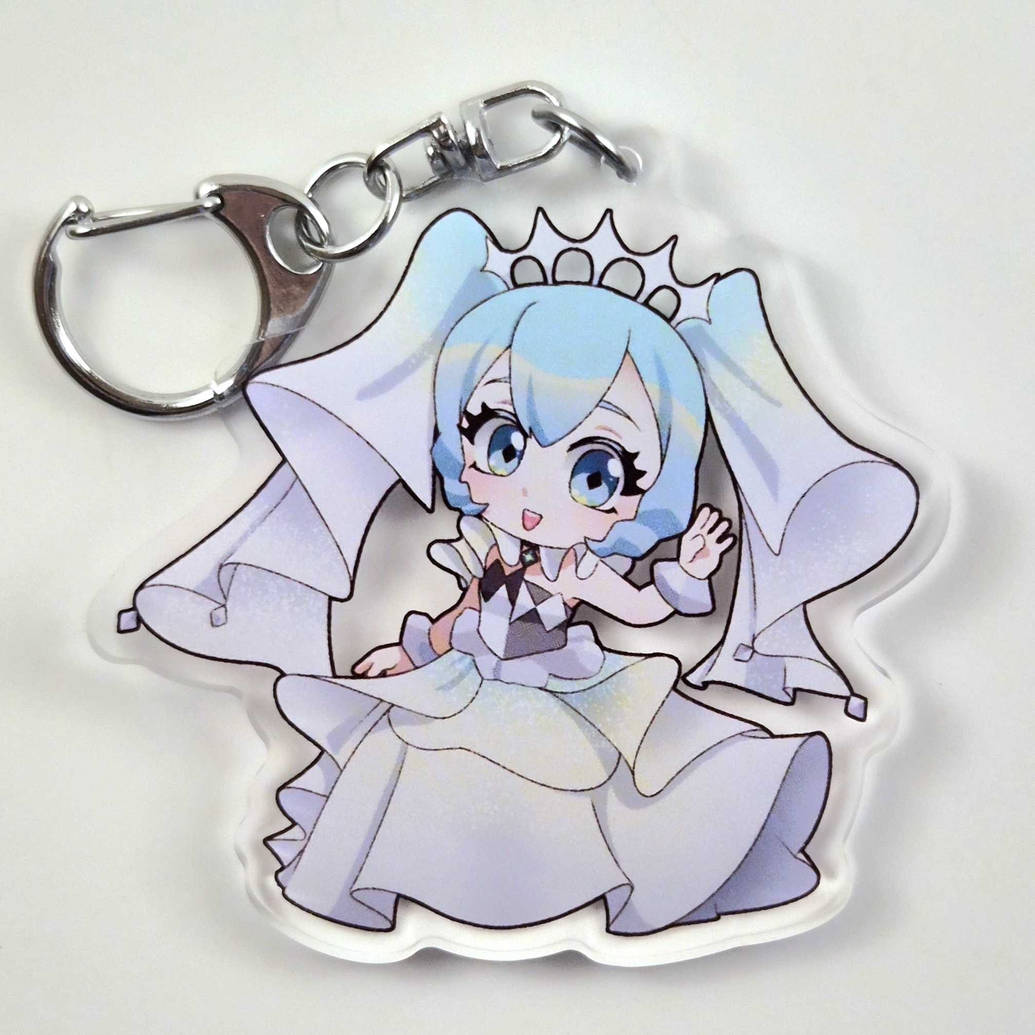 Rock Type Miku Acrylic Keychain