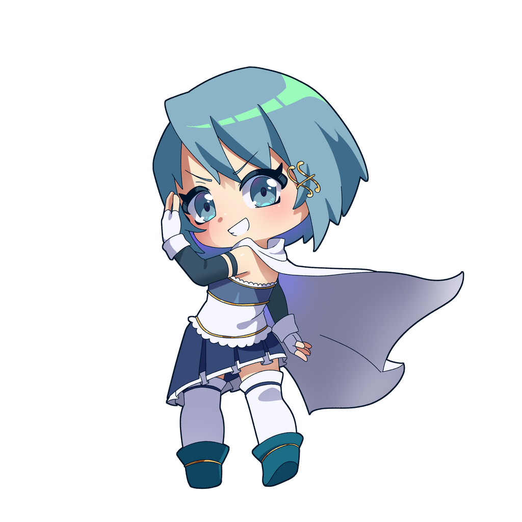 Sayaka Sparkly Vinyl Sticker