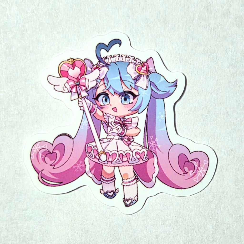 Snow Miku 2027 Mini Vinyl Sticker