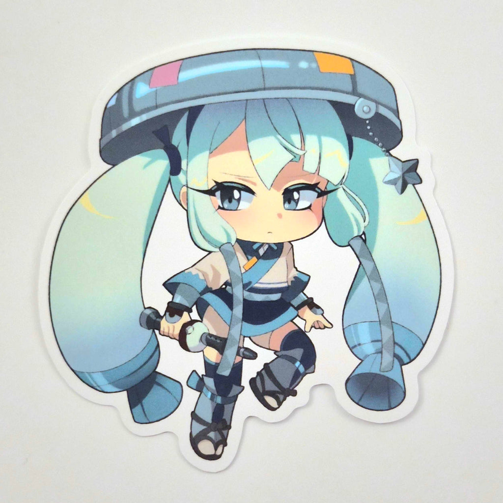 Steel Type Miku Vinyl Sticker