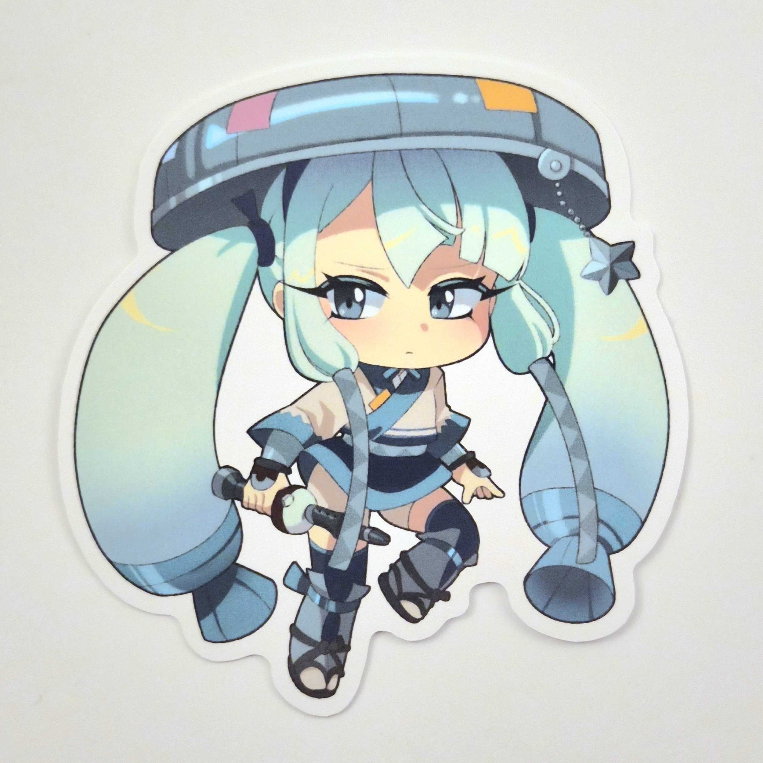 Steel Type Miku Vinyl Sticker